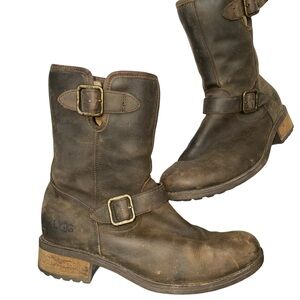 U81 UGG Cheney Biker Boots 9